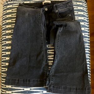 Free People Gray Wash Denim Bell Bottom Jeans size 28